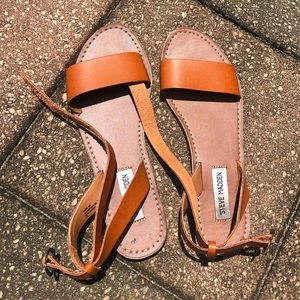 Steve Madden leather sandals brown (donddi)
